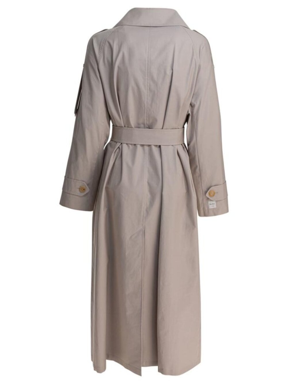 Max Mara The Cube Double-Breasted Cotton Twill Trench Coat Tag Size 42 Women - Picture 2 of 4